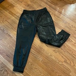 Faux Leather Pants
